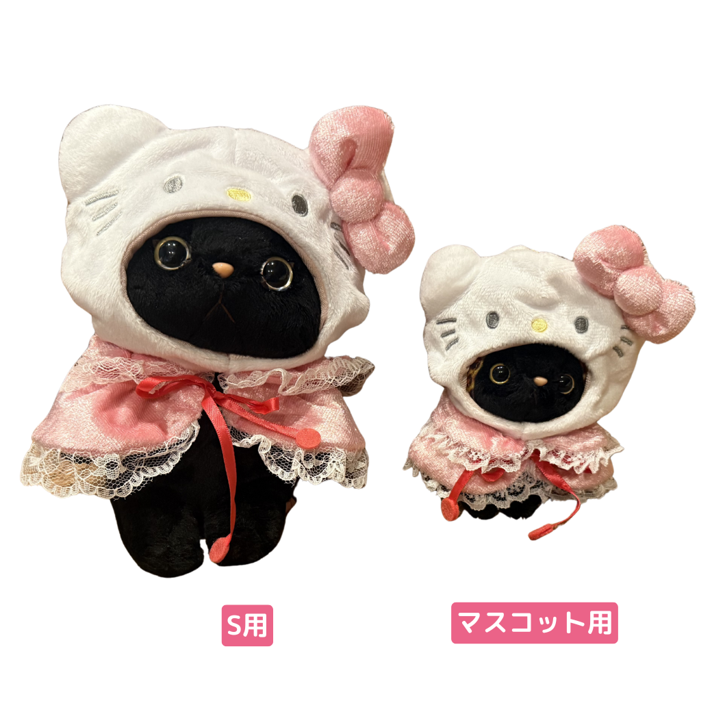 レオパード黒ねこちゃんに合わすのもかわいい💘<br><A Href="https://www.choochoo.jp/is?and_or=0&category=&limit=12&price_range_end=&price_range_start=&q=%E3%83%AC%E3%82%AA%E3%83%91%E3%83%BC%E3%83%89%E3%81%9A%E3%81%8D%E3%82%93%E9%BB%92&sort=1">【レオパードずきん　黒】はこちら</a><br>